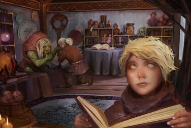 Tales of Lost Omens: The First of Many (Illustration by Rashad Pozdnyakovfrom Pathfinder Lost Omens Ancestry Guide)